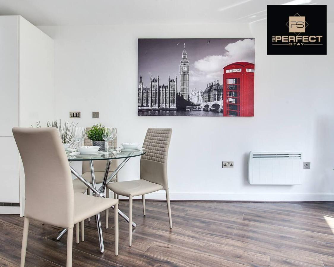 Luxe Modern Apartment By Your Perfect Stay Short Lets Бірмінгем Екстер'єр фото
