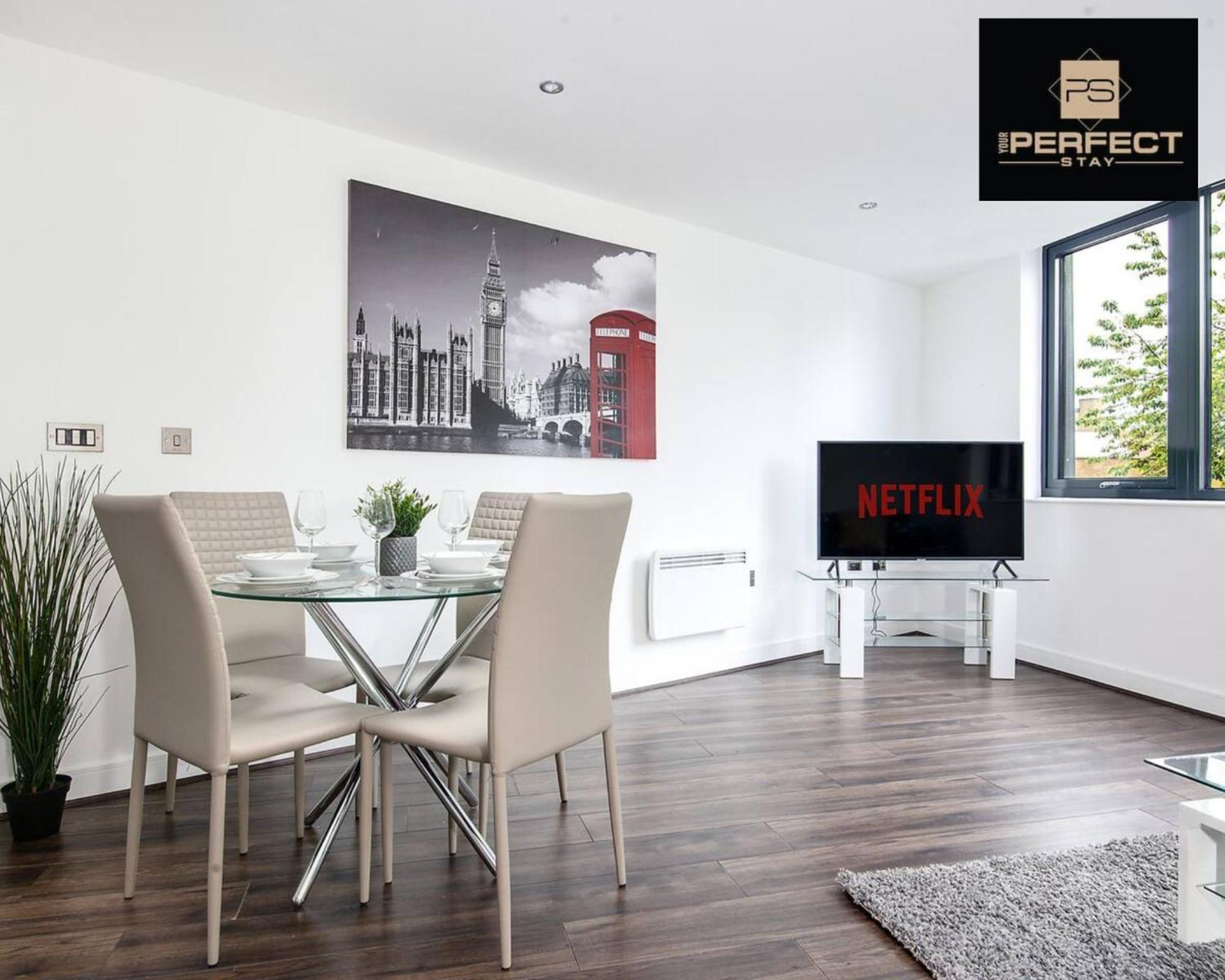 Luxe Modern Apartment By Your Perfect Stay Short Lets Бірмінгем Екстер'єр фото